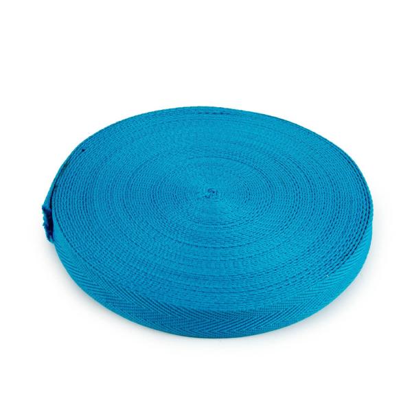 Gurtband Neontürkis 3cm Breit